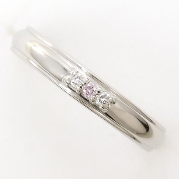 PT900 プラチナ リング 8号 ピンクダイヤ 0.01 ダイヤ 0.02 ジュエリー 中古 29,083円