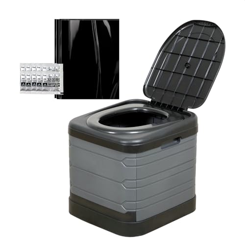 セイワ(SEIWA) 防災グッズ 簡易トイレ 折り畳み式 ポータブルトイレ + 簡易トイレ（排泄物用袋10枚凝固剤