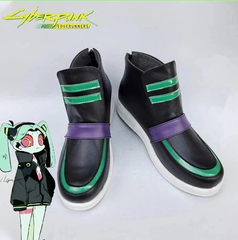 コスチュームコスプレ道具コスプレ靴Rebeccaレベッカサイバーパンク:エッジランナーズEdgerunnersCyberpunk:スーツ2024作入荷コスプレ30%までに制限