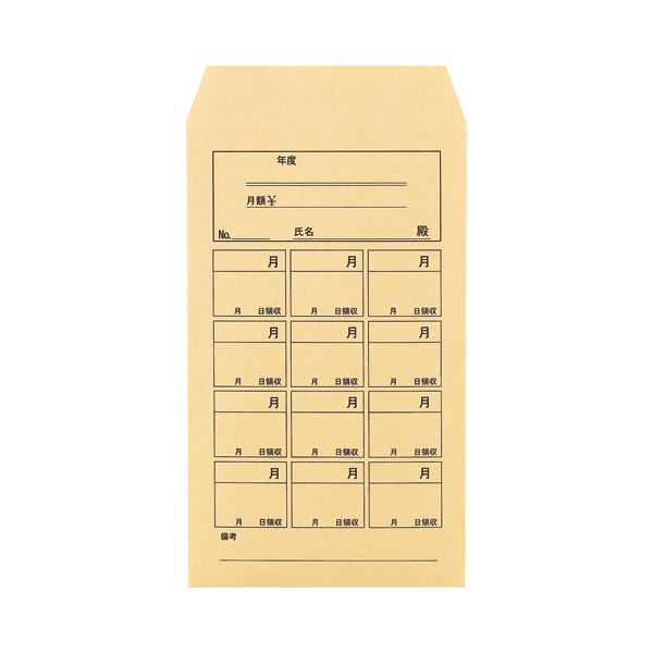 (まとめ) ピース 会費・月謝袋 角8 85g／m2 クラフト 837 1パック（100枚） (×30セット)