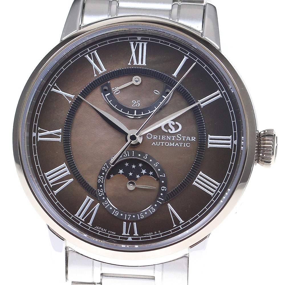 オリエント ORIENT RK-AY0120A オリエントスター メカニカル ムーンフェイズ 350本限定 自動巻き メンズ 良品 箱・保証書付き_860602【中古】