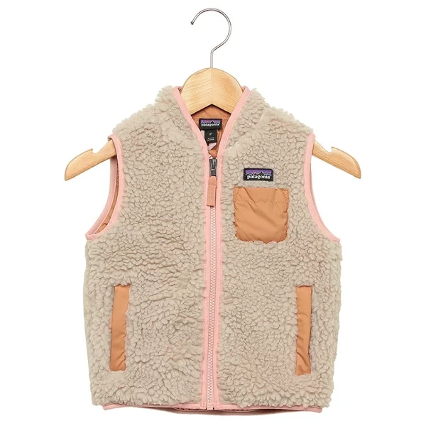 ベビー服 レトロX ベスト ベージュ ピンク ベビー PATAGONIA 61035 NLMA