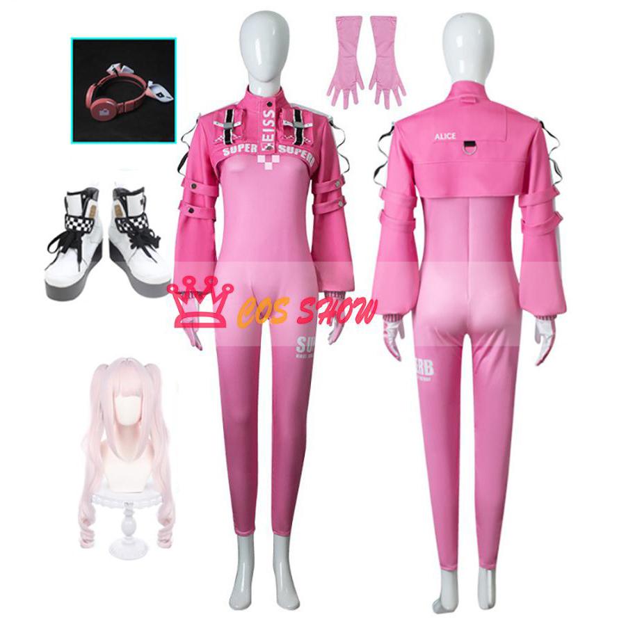赤字販売!勝利の:NIKKE アリス コスプレ衣装 ボディ cosplay仮装 ウィッグ ヘッドホン 靴能 イベント クリスマス ハロウィン ステージ 文化祭 学園祭