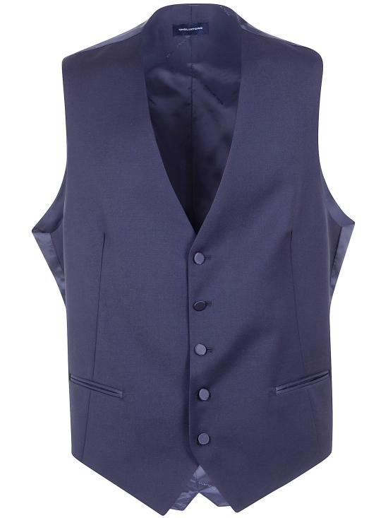 TAGLIATORE Men Vests GFBK05A LIS070001 B5713 BLUE