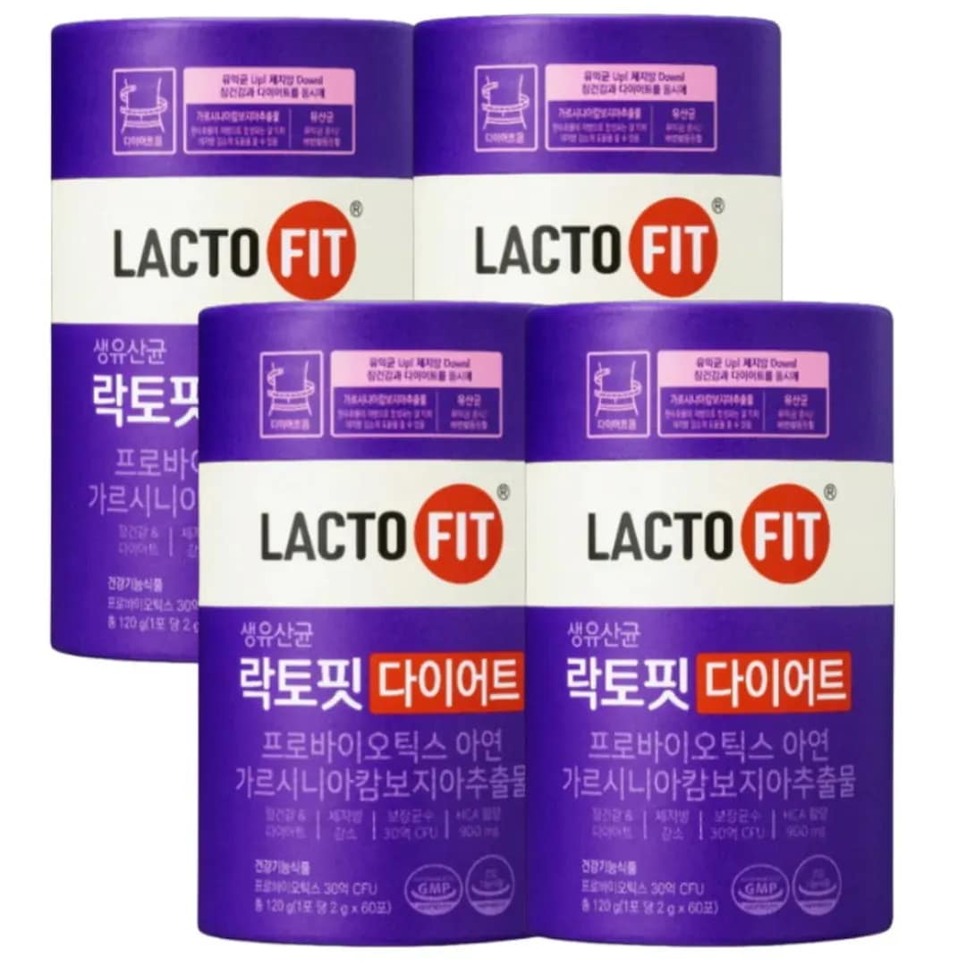 【正規品】 [4個] 生乳酸菌 ラクトフィットダイエット 60包 x 4個