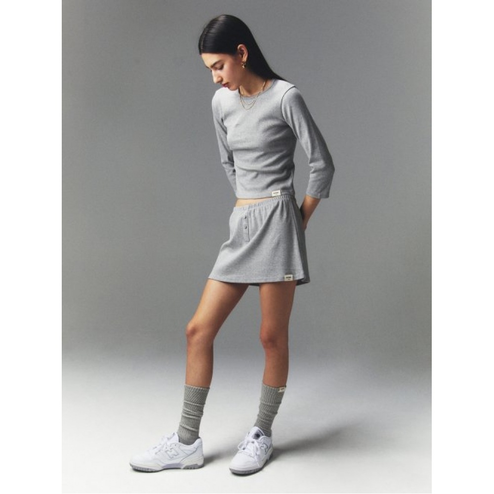 グロウニー 3/4G クラシックTシャツ (グレー)