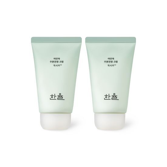 【1+1】トラブル 鎮静 ヨモギシカ 水分クリーム(55ml+55ml) 韓国コスメ ヨモギクリーム