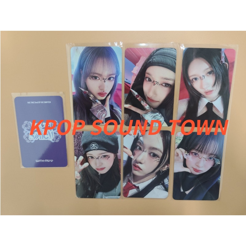 [3rd WITHMUU FANSIGN 6EA/1SET!!]IVE THE 2nd EP IVE SWITCH(NO ALBUM,ONLY PHOTOCARD)