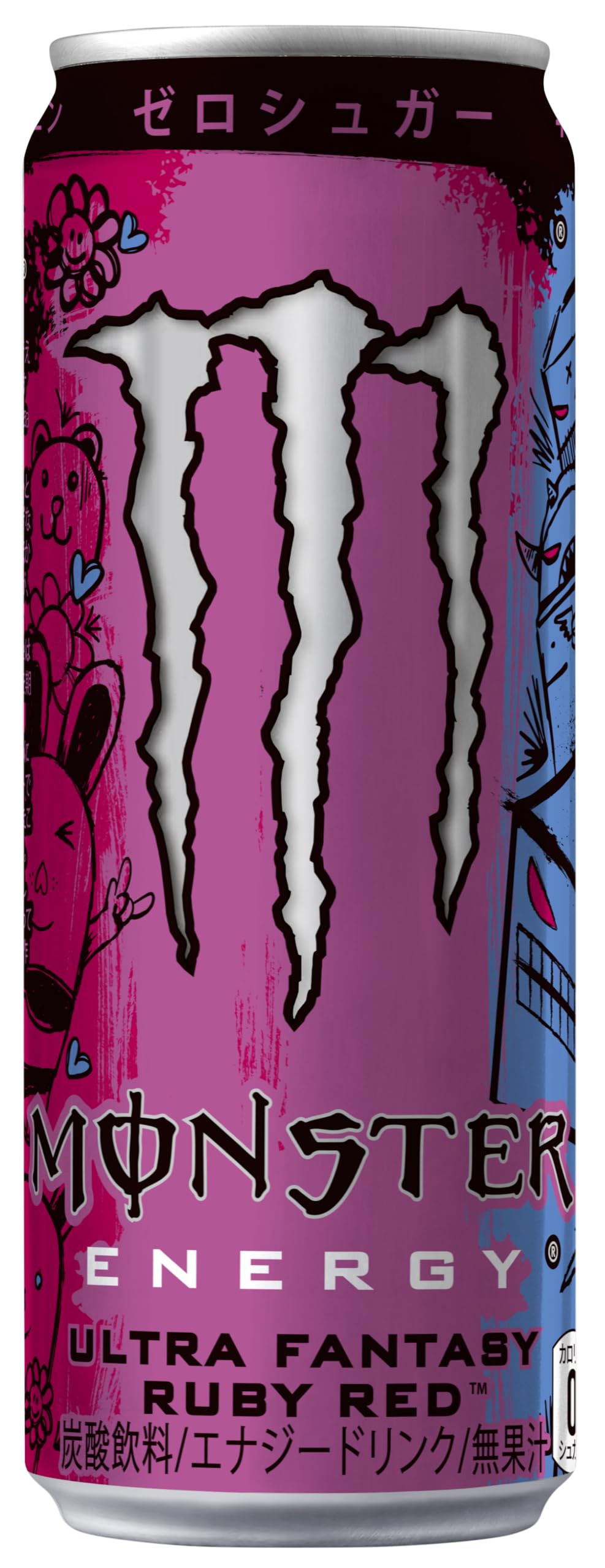 アサヒ飲料 モンスター ウルトラファンタジールビーレッド 355ml×24本[エナジードリンク][0カロリー]