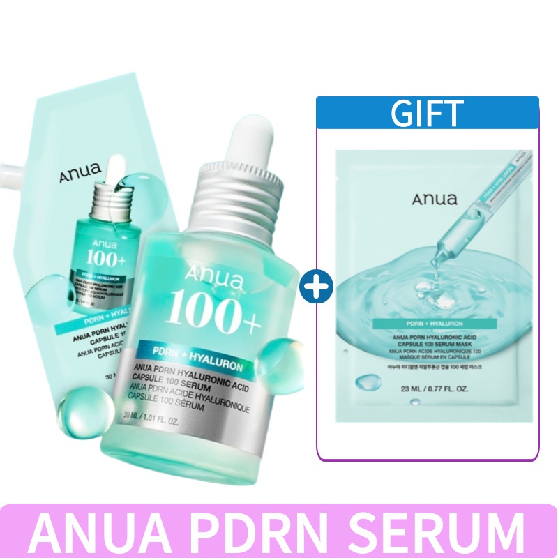 [PDRNパック贈呈】【30mL+30mL詰め替えパック】PDRN ヒアルロン酸カプセル100セラム 韓国化粧品 美容液