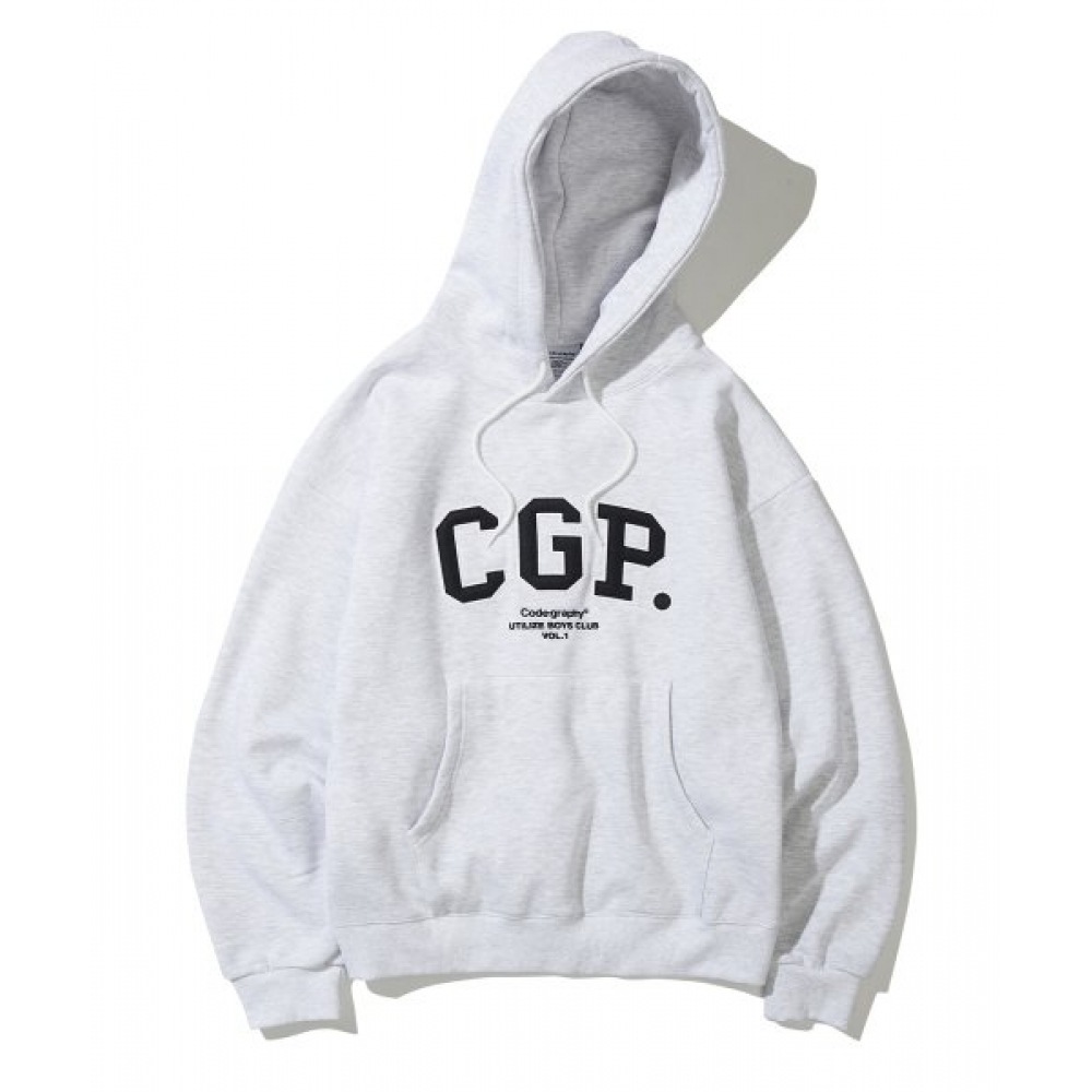 コデグリー CGP アーチロゴパーカー_メランジグレー