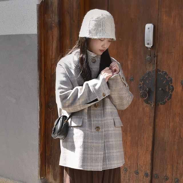 バター ハーフコート(ブラック)