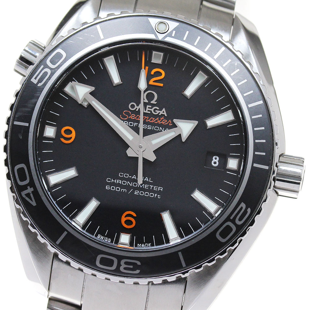 オメガ OMEGA 232.30.42.21.01.003 シーマスター プラネットオーシャン デイト 自動巻き メンズ 良品 保証書付き_864651【中古】