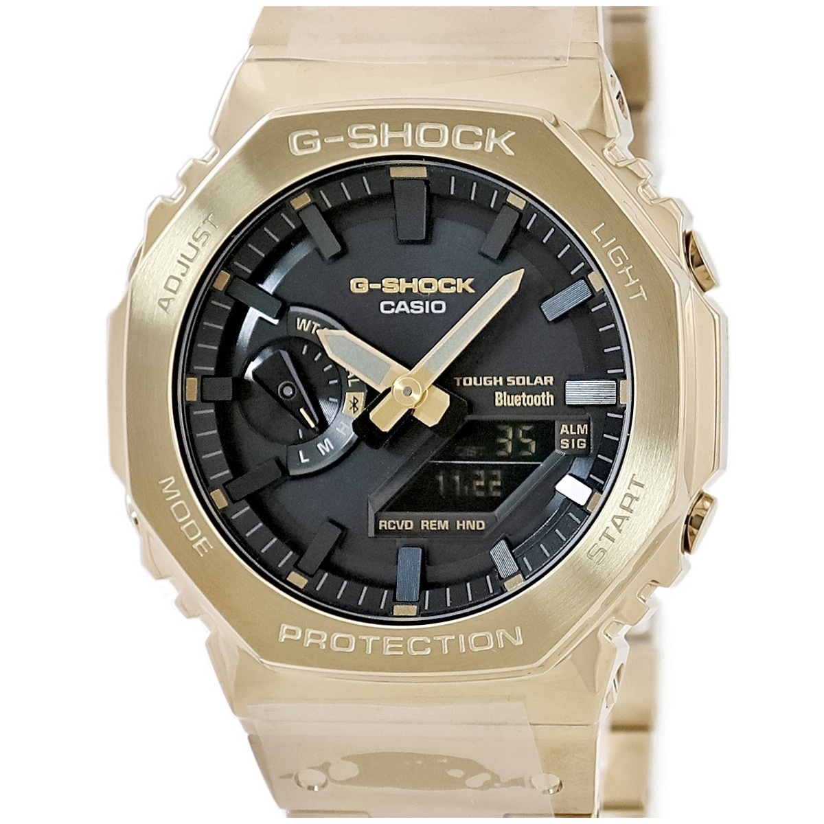 G-SHOCK フルメタル GM-B2100GD-9AER クオーツ メンズ 未使用 タフソーラー 電波時計 耐衝撃 ゴールド 3年保証