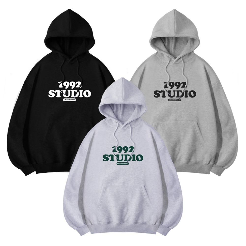 LIKE THE MOST 1992スタジオオーバーフィットフード3colors 5,612円