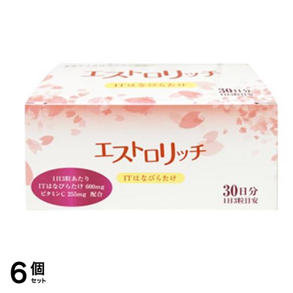 エストロリッチ ITはなびらたけ 3粒× 30包 (30日分) 6個セット