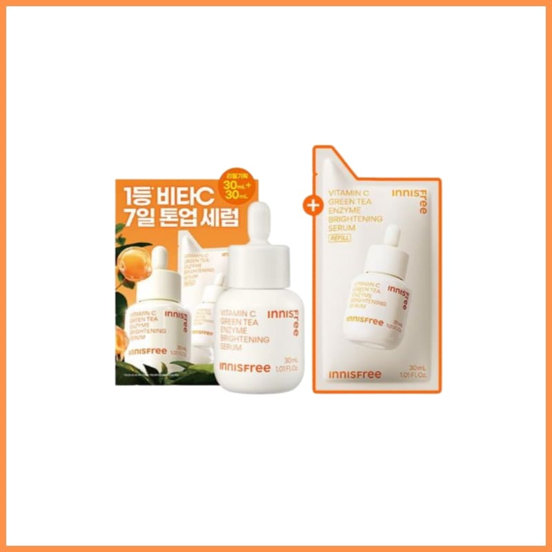 [NEW]ビタC グリーンティーエンザイムブライトセラム,30ml+30ml(refill) 1+1 企画