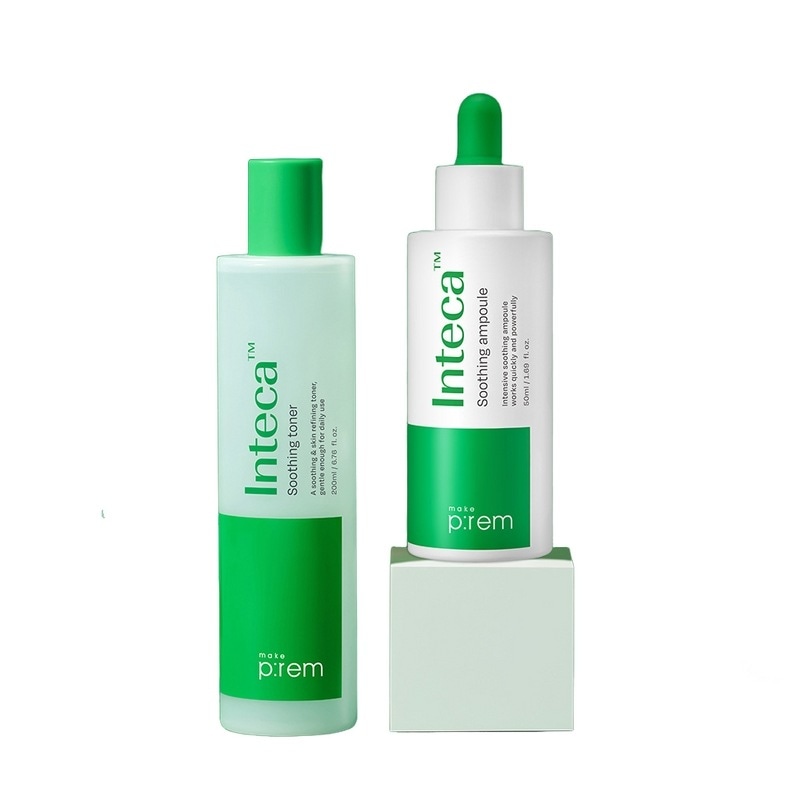 [2種セット] インテカ鎮静トナー200ml+インテカスーディングアンプル50ml 6,930円