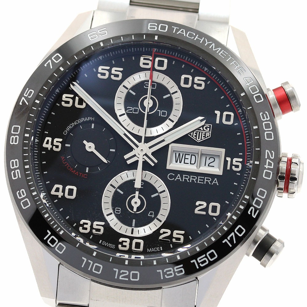 タグホイヤー TAG HEUER CBN2A1AA カレラ キャリバー16 デイデイト クロノグラフ 自動巻き メンズ 極美品 箱・保証書付き_904915【中古】