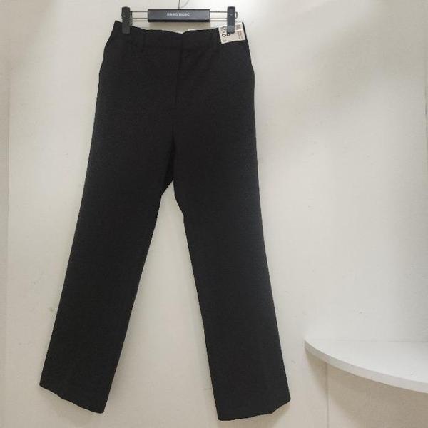 HC15 秋冬 女性 ウエストバンド スパンデックス 弱起毛 ストレートフィット スラックス NPL623 (S41525877)