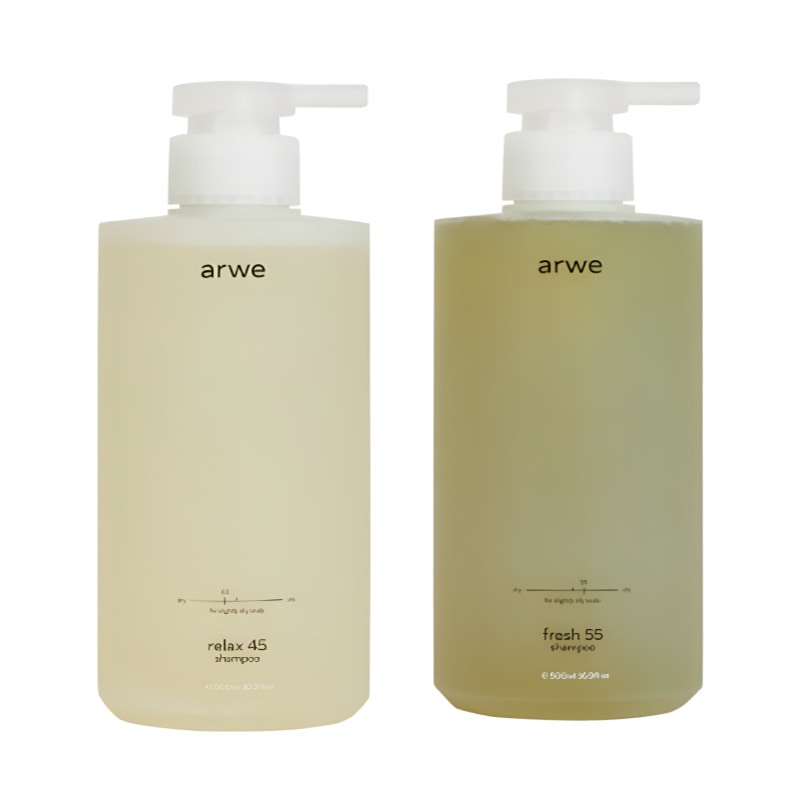 頭皮シャンプー2種セット リラックス45＆フレッシュ55 500ml+500ml