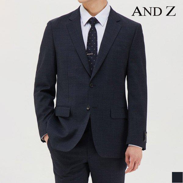 [] グレー変形組織スーツジャケット (BZA5SB1105)