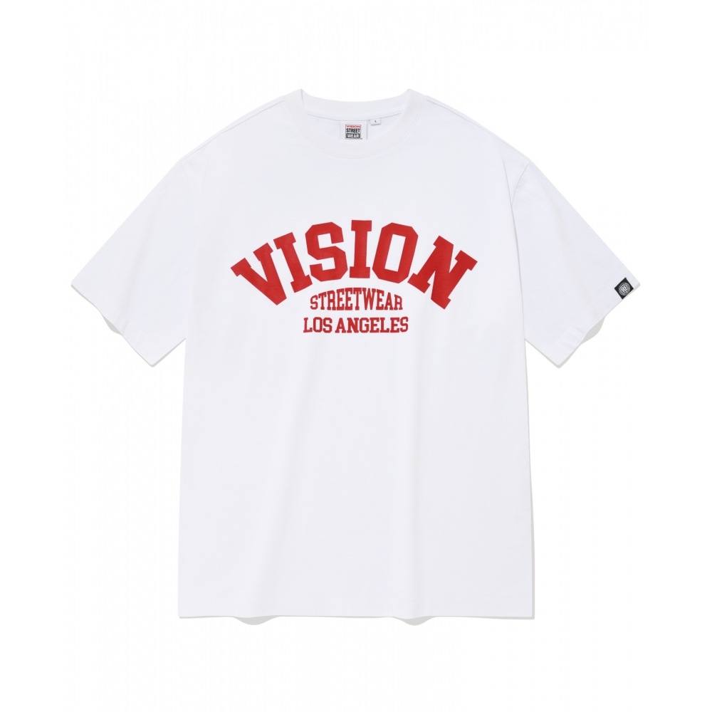 VISION StreetWEAR VSW アーチ ロゴ T シャツ レッド