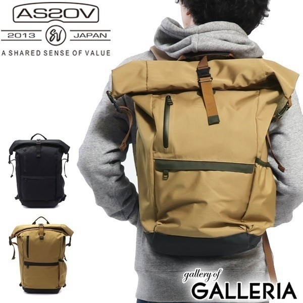 アッソブ リュック AS2OV ロールトップ バックパック WATER PROOF CORDURA 305D ROLL BACKPACK メンズ レディース A4 ASSOV 141609