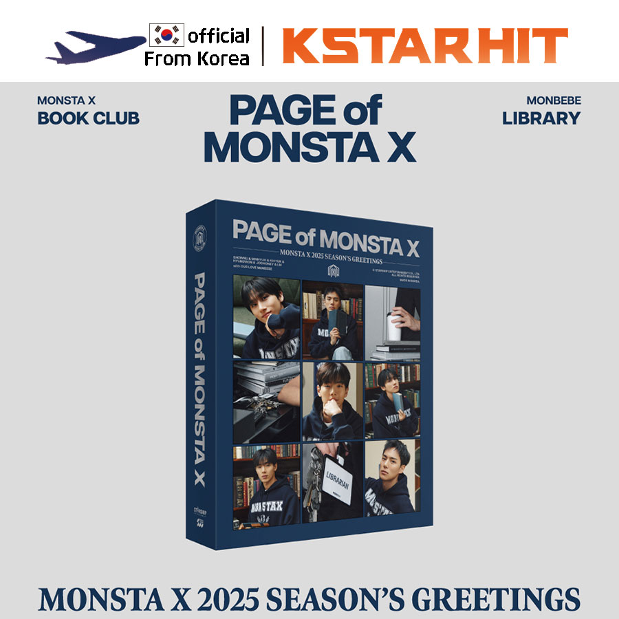 (正式/ STARSHIP 特典) MONSTA X - 2025 Seasons Greetings [PAGE of MONSTA X]