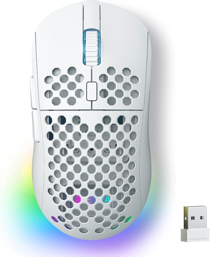 DIERYA Falcon M1 ワイヤレスゲーミングマウス 無線 24000DPI 180時間駆動 超軽量9