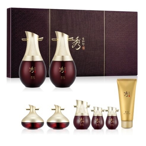 天蔘仙油 2種セットスキン130ml + 乳液130ml+ 化粧水15ml乳液15ml美容液5mlアイクリーム10mlクリーム10mlクレンジングフォーム40ml/ 韓国スキンケア