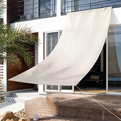 タカショー 日よけ クールシェード エアー グレー 1.8×4m 【】UVカット リニューアル品 従来品の1.4倍の通気性 サンシェード オーニング 目隠し 【CLS-40GYA】