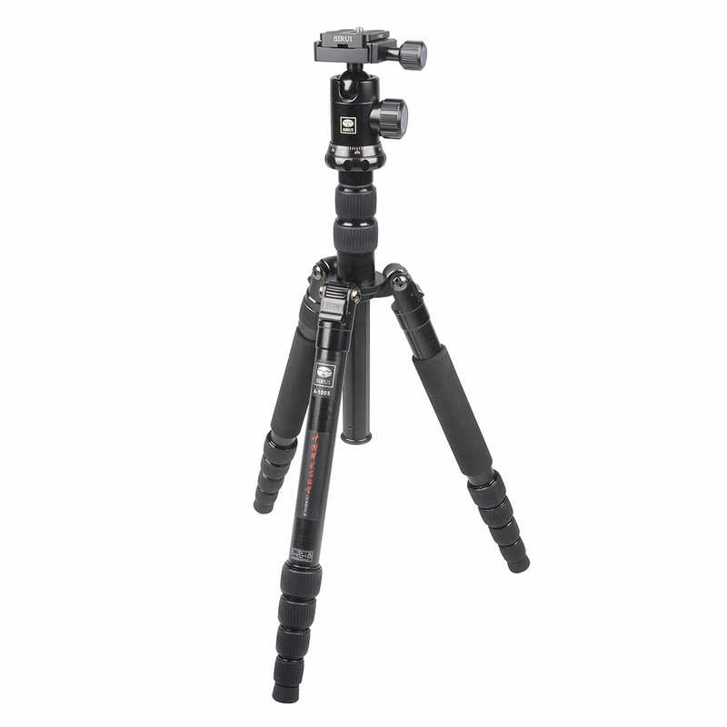 SIRUI　アルミ合金製5段三脚セット(エントリーモデル) ［5段 /自由雲台］ ブラック　A-1005+Y-10-JP