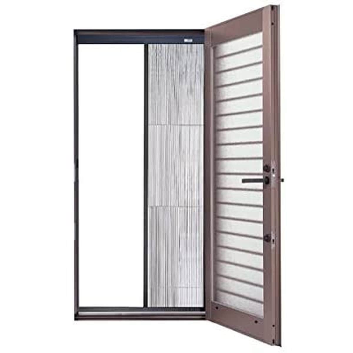 セイキ販売 SEIKI オレジョーズII ドア用アコーデオン網戸 HAT-187 W860×H1870 玄関網戸 ドア網戸 DIY 節電