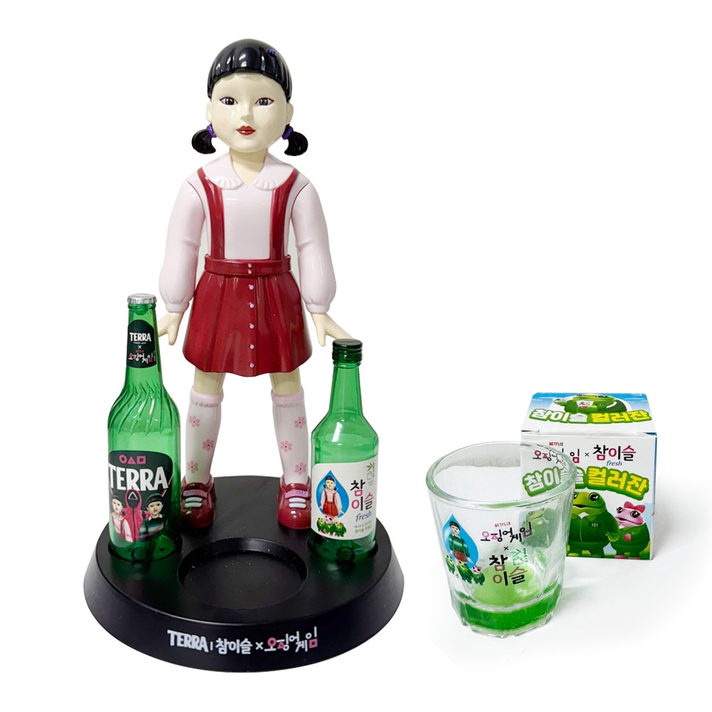 イカゲーム ヨンヒ 酒ゲーム第2弾 チャミスル テラ グッズ おもちゃ 真露 フィギュア 席 お引越し祝い ゲーム機