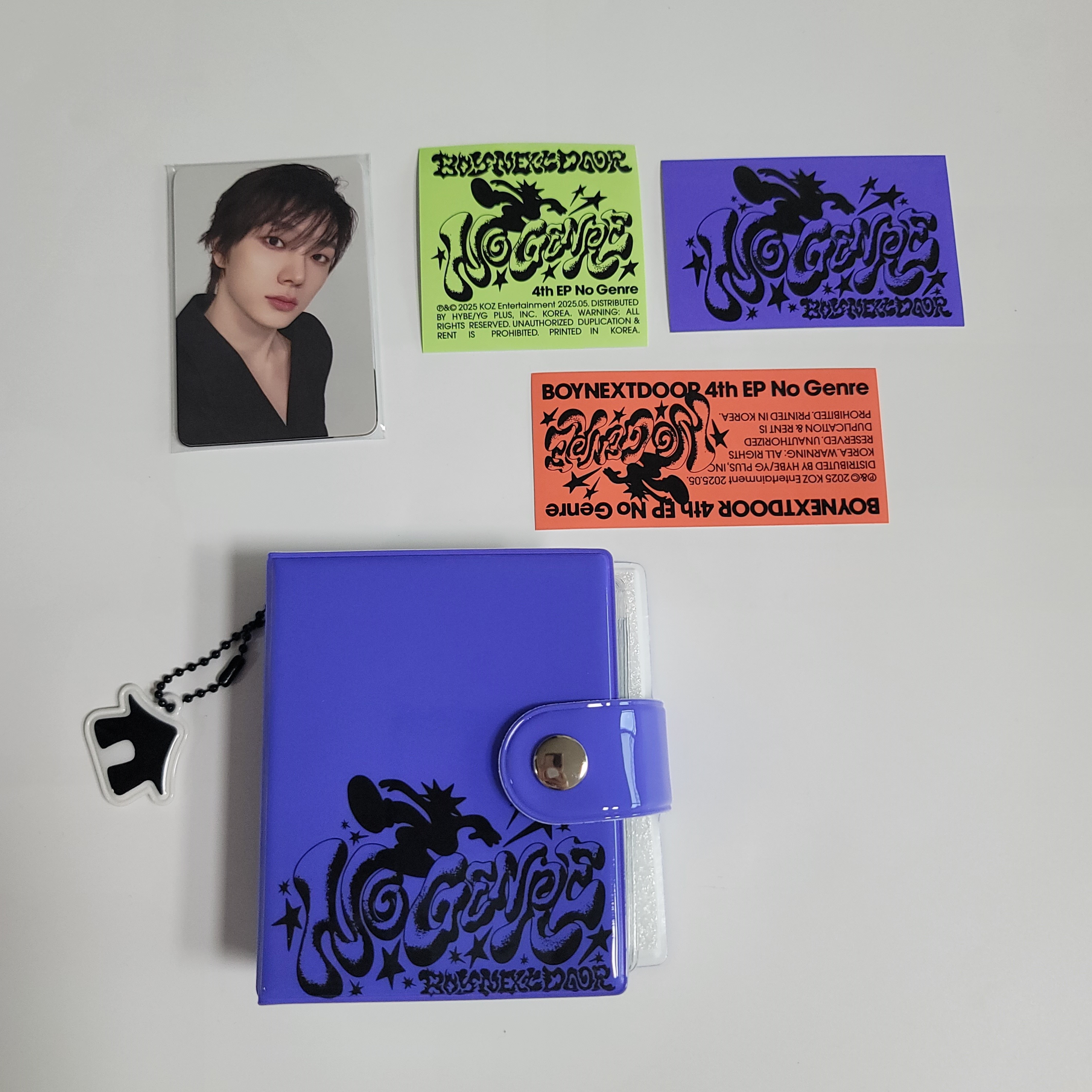 boynextdoor No Genre 公開放送 サノク トレカ collect book Sticker Photocard SET No Genre ファンのためのプレゼント