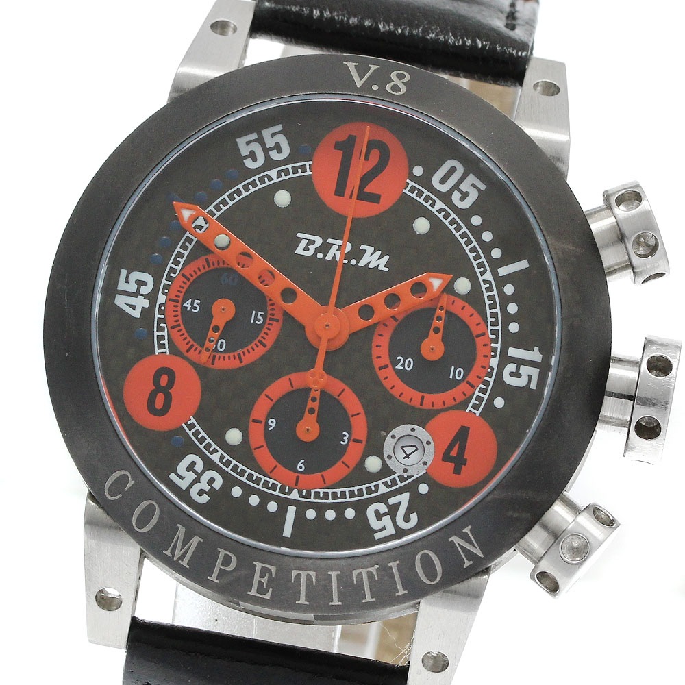 BRM B.R.M V8-44Conpetitian クロノグラフ デイト 自動巻き メンズ 保証書付き_945829【中古】