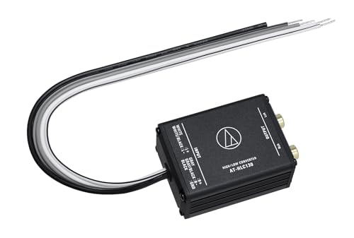 オーディオテクニカ AT-HLC130 ハイローコンバーター スピーカーライン変換 RCA メタルボディ 小型 20AWG