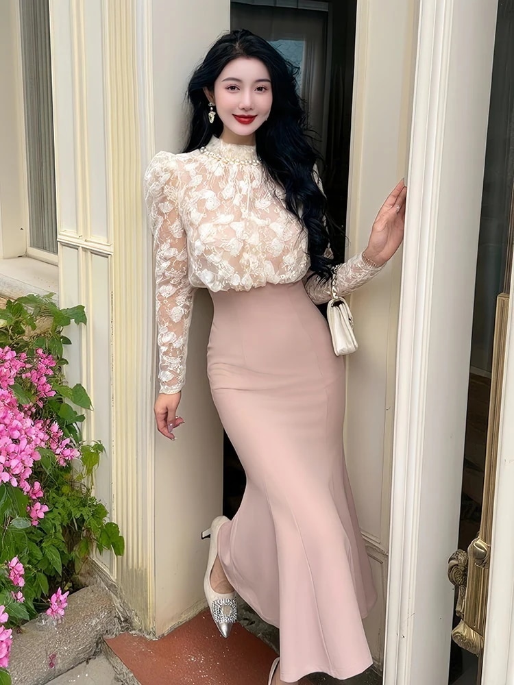秋秋 マーメイド ドッキングワンピース 欧美風 ドレス パーティー キャバ 大人 同窓会 披露宴 発表会 結婚式 演奏会 ウェディング 二次会