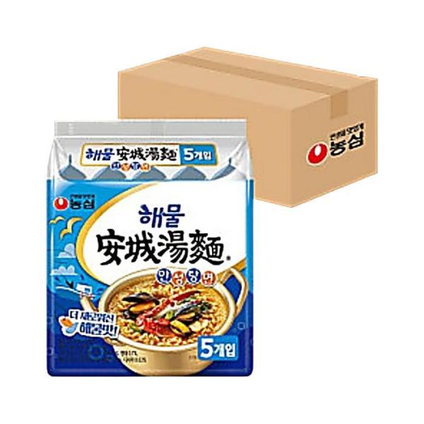 (NEW) 農心 海鮮 安城湯麺(マルチパック) 5入(112g X 40個)