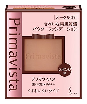 色：オークル07 プリマヴィスタ きれいな素肌質感パウダーファンデーション オークル07 SPF25