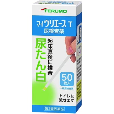 他サイト： 第2類医薬品 テルモ マイウリエースT 50枚入 尿検査の商品画像
