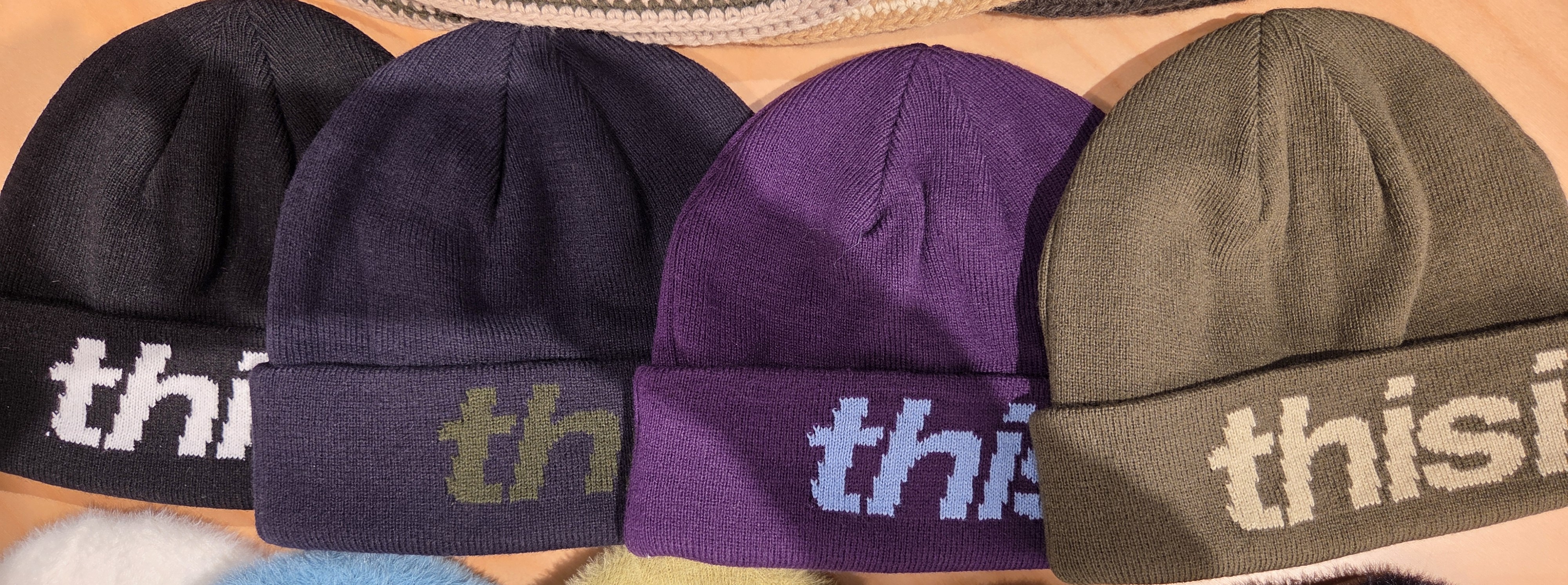 【THISISNEVERTHAT】 25FW HSP-LOGO BIG CUFF BEANIE : 4COLORS