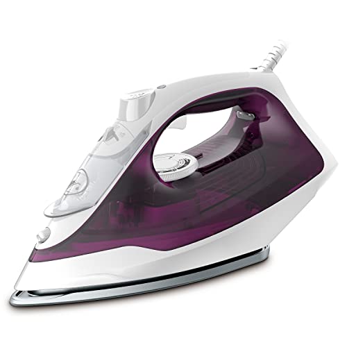 ティファール パワフルスチーム 最大75g/分 コード付き スチームアイロン 「スチームグライド ライラック」 エアーグライドかけ面 FV2881J0 6,898円