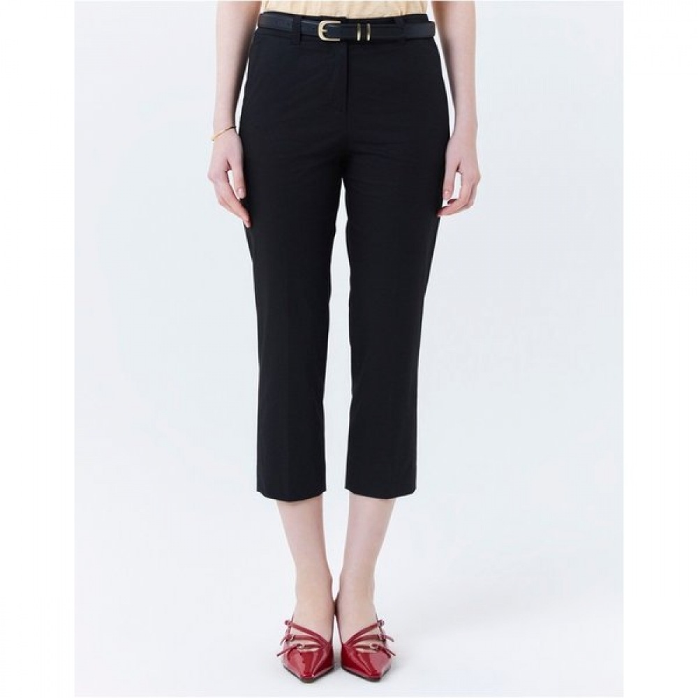 [24SS] ブラック7パートスリムフィットサマーチノバンディングパンツHSPA4BC41BK