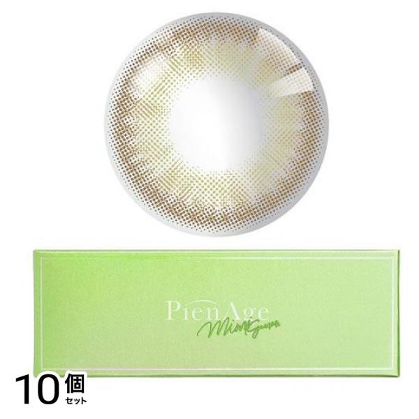 ピエナージュ ミミジェム ワンデーカラコン ミミペリドット 10枚入 (-2.25 度あり) 10個セット