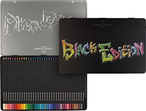 Faber-Castell 色鉛筆 ブラックエディション 12本入り36本入り缶