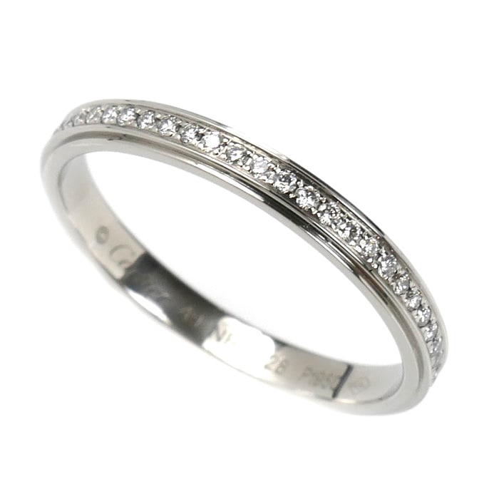 CARTIER カルティエ Pt950プラチナ ダムール リング・指輪 B4093649 ダイヤモンド 9号 49 2.1g レディース 中古 美品
