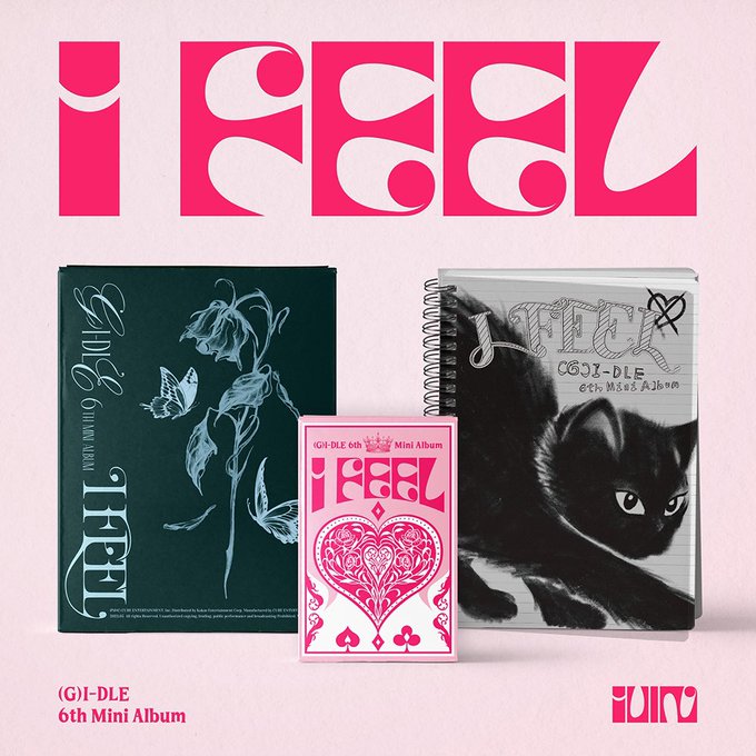 [3種選択] (G)I-DLE ミニ 6 集 アルバム I FEEL 韓国チャート反映 ヨジャアイドゥル