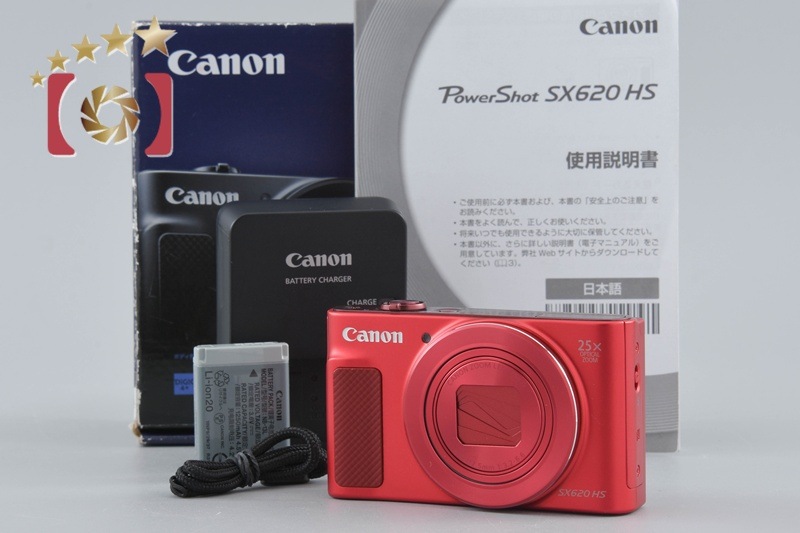 PowerShot SX620 HS レッド コンパクトデジタルカメラ 元箱付き